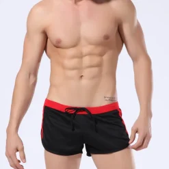 Men's Board Shorts Swim Shorts Swim Trunks Elastic Waist Patchwork Quick Dry Short Daily Gym Bathing Chic & Modern Casual / Sporty Black Blue Micro-elastic