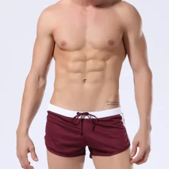 Men's Board Shorts Swim Shorts Swim Trunks Elastic Waist Patchwork Quick Dry Short Daily Gym Bathing Chic & Modern Casual / Sporty Black Blue Micro-elastic