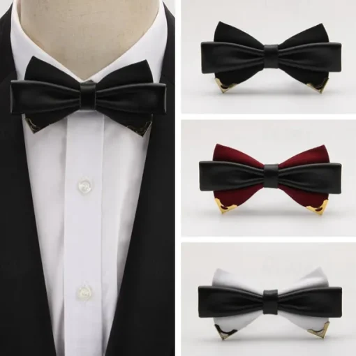 Men's Bow Tie Modern Contemporary Solid / Plain Color Wedding Party Daily Wear