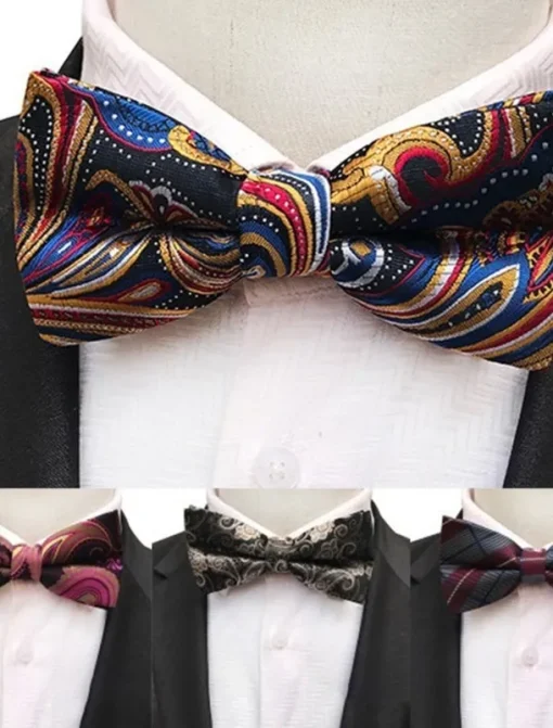 Men's Bow Tie Party Work Jacquard Formal Party Evening
