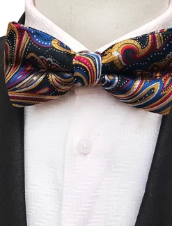 Men's Bow Tie Party Work Jacquard Formal Party Evening