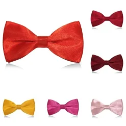 Men's Bow Tie Party Work Solid Colored Formal Party Evening