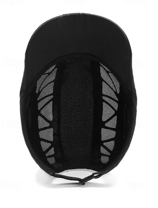 Men's breathable beret with mesh panel, Adjustable for outdoor activities and running