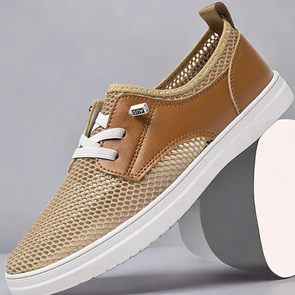 Men's Breathable Mesh Loafers - Lightweight Slip-On Casual Walking Shoes