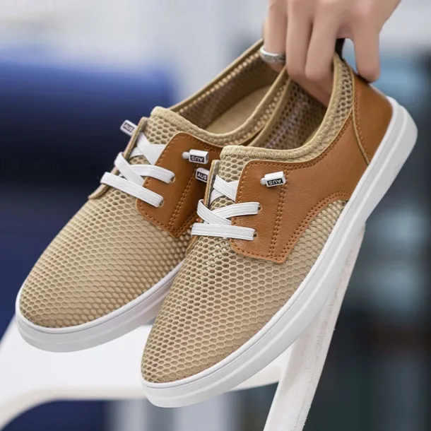 Men's Breathable Mesh Loafers - Lightweight Slip-On Casual Walking Shoes