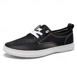 Men's Breathable Mesh Loafers - Lightweight Slip-On Casual Walking Shoes