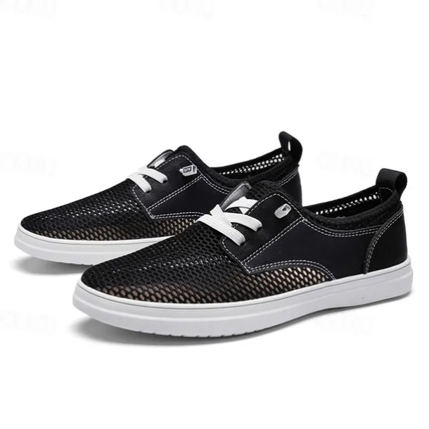 Men's Breathable Mesh Loafers - Lightweight Slip-On Casual Walking Shoes