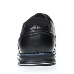 Men's Brown Leather Oxford Shoes with Non-Slip Rubber Sole - Stylish and Comfortable Dress Shoes for Formal and Casual Wear