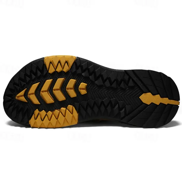 Men's Brown Outdoor Flip-Flops with Durable Sole – Comfortable and Lightweight Sandals for Hiking, Beach, and Casual Wear