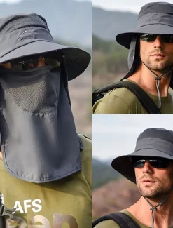 Men's Bucket Hat Sun Hat Fishing Hat Boonie hat Hiking Hat Black Pink Chinlon Streetwear Stylish Casual Outdoor Daily Going out Letter Embroidery UV Sun Protection Sunscreen Quick Dry Lightweight