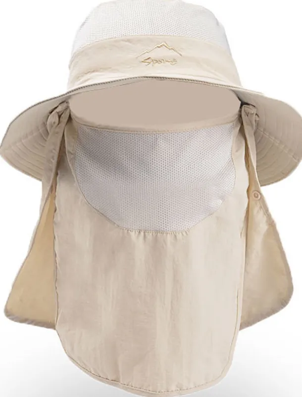 Men's Bucket Hat Sun Hat Fishing Hat Boonie hat Hiking Hat Black Pink Chinlon Streetwear Stylish Casual Outdoor Daily Going out Letter Embroidery UV Sun Protection Sunscreen Quick Dry Lightweight