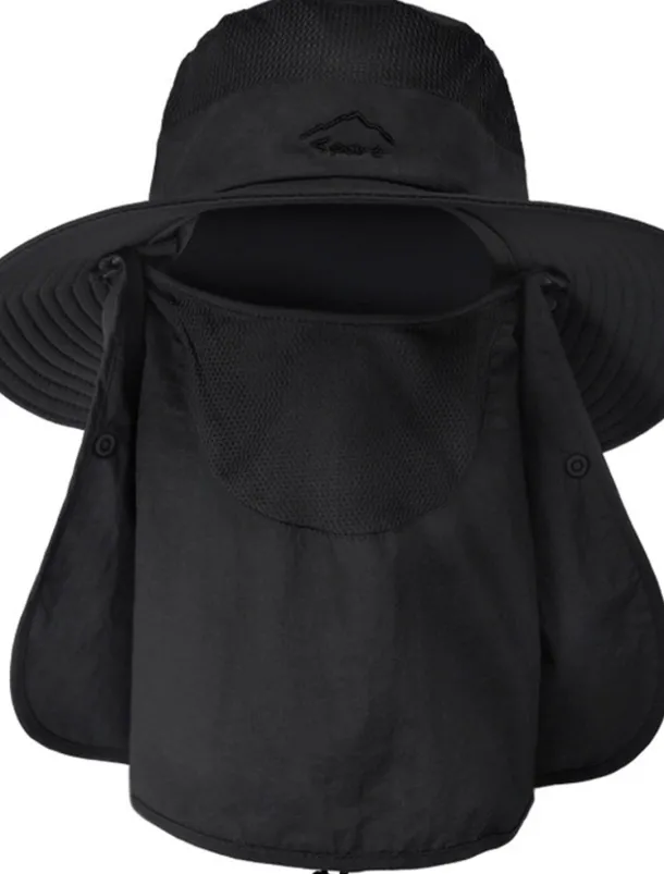Men's Bucket Hat Sun Hat Fishing Hat Boonie hat Hiking Hat Black Pink Chinlon Streetwear Stylish Casual Outdoor Daily Going out Letter Embroidery UV Sun Protection Sunscreen Quick Dry Lightweight
