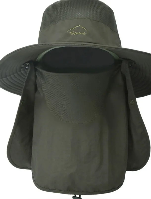 Men's Bucket Hat Sun Hat Fishing Hat Boonie hat Hiking Hat Black Pink Chinlon Streetwear Stylish Casual Outdoor Daily Going out Letter Embroidery UV Sun Protection Sunscreen Quick Dry Lightweight