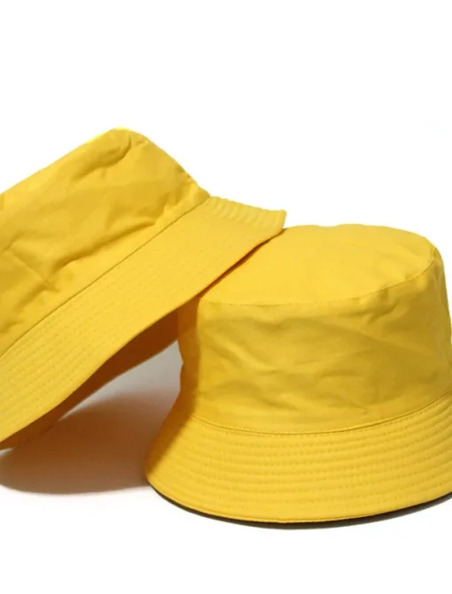 Men's Bucket Hat Sun Hat Fishing Hat Boonie hat Hiking Hat Orange / Blue Yellow / Blue Cotton Streetwear Stylish Casual Outdoor Daily Going out Plain UV Sun Protection Sunscreen Lightweight Quick Dry