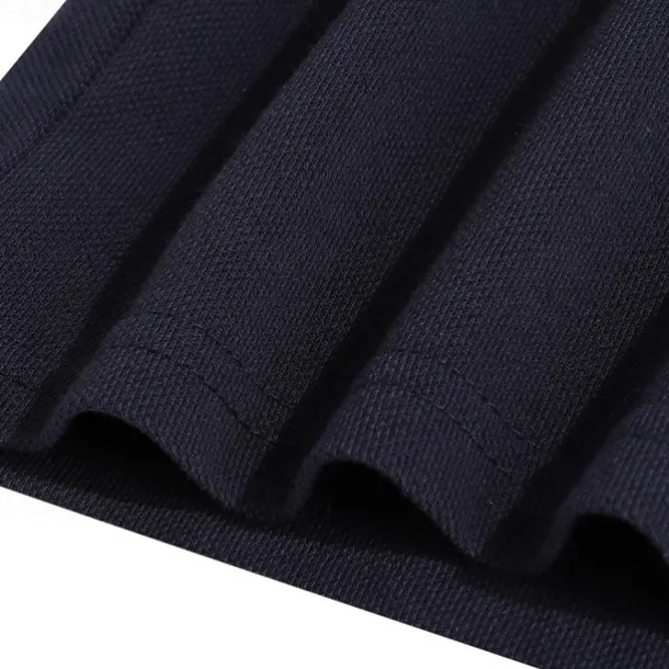 Men's Business Polo Pique Polo Shirt Business Casual Ribbed Polo Collar Classic Short Sleeve Color Block Patchwork Embroidered Summer Spring & Fall Dark Grey Black Burgundy Navy Blue Royal Blue