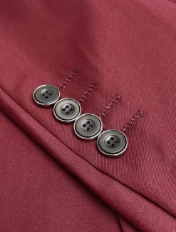 Men's Business Suits Notch Lapel Navy Blue Fashion Formal Solid Colored Standard Fit 3 Piece Single Breasted Two-buttons