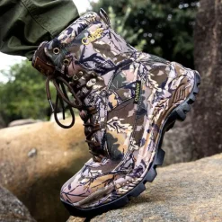 Men's Camouflage Outdoor Hiking Boots – Waterproof, Durable, and Lightweight with Non-Slip Sole for Hunting and Trekking