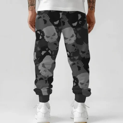 Men's Camouflage Sweatpants Joggers Trousers Mid Waist Drawstring Elastic Waist Active Vintage Casual Outdoor Street Dailywear Pocket Spring Fall Winter 3D Print Green Gray