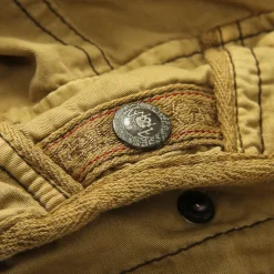 Men's Capri Cargo Shorts Cargo Shorts Capri Pants Shorts Summer Shorts Multi Pocket Flap Pocket Plain Comfort Wearable Knee Length Outdoor Sport Daily Fashion Casual Army Green Red