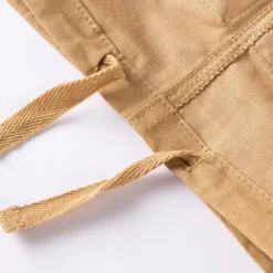 Men's Capri Cargo Shorts Cargo Shorts Capri Pants Shorts Summer Shorts Zipper Multiple Pockets Flap Pocket Plain Comfort Breathable Knee Length Outdoor Vacation Sporty Casual Red Khaki