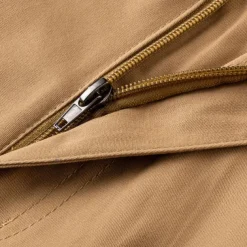 Men's Capri Cargo Shorts Cargo Shorts Capri Pants Shorts Summer Shorts Zipper Multiple Pockets Flap Pocket Plain Comfort Breathable Knee Length Outdoor Vacation Sporty Casual Red Khaki