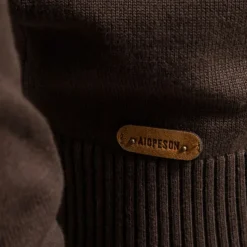 Men's Cardigan Sweater Cardigan Ribbed Knit Regular Tops Zipper Color Block Standing Collar Knitwear Neutral Outdoor Clothing Apparel Spring & Fall Black Blue S M L