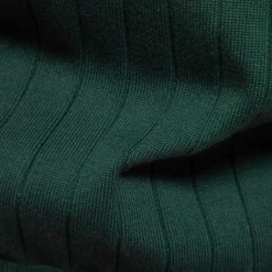 Men's Cardigan Sweater Knit Button Up with White Trim Striped Deep V Knitwear Elegant School Training Clothing Apparel Bishop Sleeve Fall Winter Black Navy Blue S M L