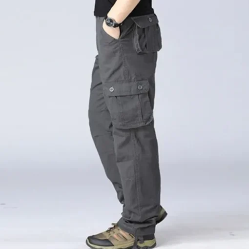 Men's Cargo Pants Cargo Trousers Trousers Work Pants Multi Pocket Plain Comfort Breathable Casual Daily Streetwear Sports Fashion ArmyGreen Grass Green Micro-elastic