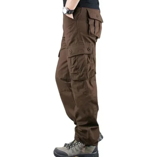 Men's Cargo Pants Cargo Trousers Trousers Work Pants Multi Pocket Plain Comfort Breathable Casual Daily Streetwear Sports Fashion ArmyGreen Grass Green Micro-elastic