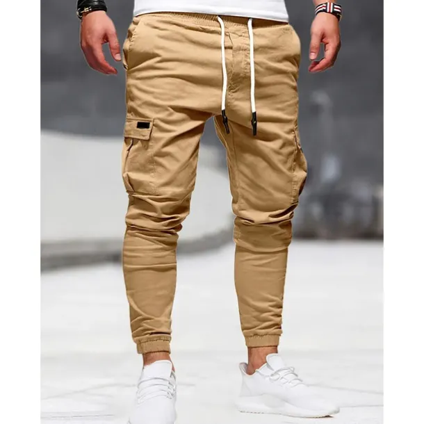 Men's Cargo Pants Cargo Trousers Pocket Plain Comfort Breathable Outdoor Daily Going out Fashion Casual Black Army Green