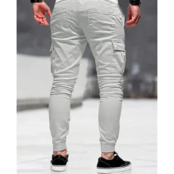 Men's Cargo Pants Cargo Trousers Pocket Plain Comfort Breathable Outdoor Daily Going out Fashion Casual Black Army Green