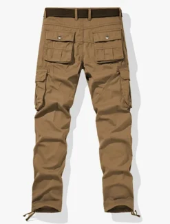 Men's Cargo Pants Cargo Trousers Work Pants Multi Pocket Graphic Cow Outdoor Full Length Outdoor Sports Outdoor Casual Classic Western Cowboy Yellow Army Green Micro-elastic
