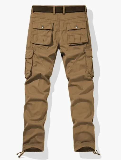 Men's Cargo Pants Cargo Trousers Work Pants Multi Pocket Graphic Cow Outdoor Full Length Outdoor Sports Outdoor Casual Classic Western Cowboy Yellow Army Green Micro-elastic