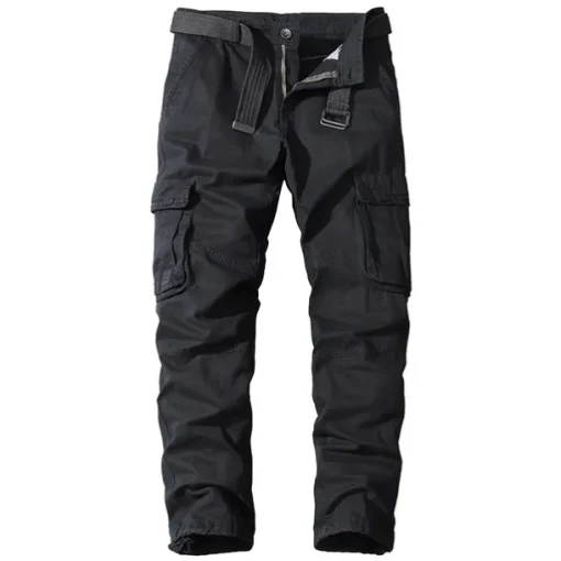 Men's Cargo Pants Cargo Trousers Work Pants 6 Pocket Solid Color Ripstop Breathable Weekend Streetwear Classic Casual Black Army Green