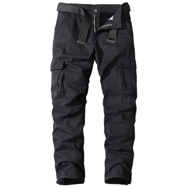 Men's Cargo Pants Cargo Trousers Work Pants 6 Pocket Solid Color Ripstop Breathable Weekend Streetwear Classic Casual Black Army Green