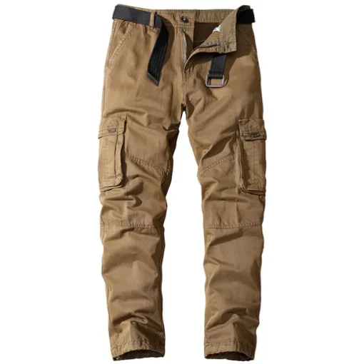 Men's Cargo Pants Cargo Trousers Work Pants 6 Pocket Solid Color Ripstop Breathable Weekend Streetwear Classic Casual Black Army Green