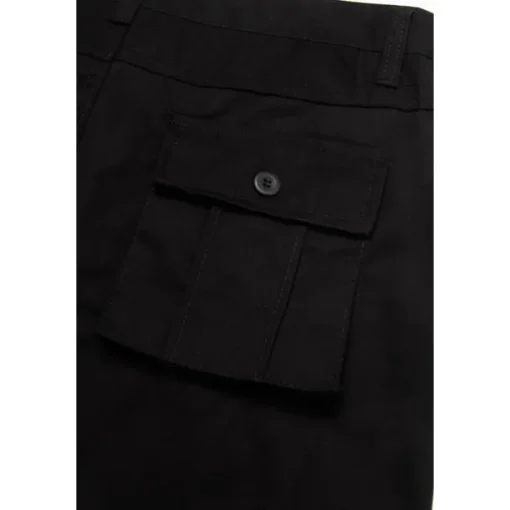 Men's Cargo Pants Cargo Trousers Trousers Tactical Work Pants Straight Leg Flap Pocket Plain Comfort Breathable Full Length Outdoor Work Basic Tactical Black Army Green Inelastic