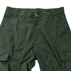 Men's Cargo Pants Corduroy Pants Trousers Baggy Pants Casual Pants Elastic Waist Multi Pocket Straight Leg Plain Comfort Soft Full Length Outdoor Casual Daily Fashion Streetwear Black Blue