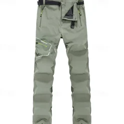 Men's Cargo Pants Hiking Pants Trousers Tactical Pants Military Outdoor Regular Fit Waterproof Breathable Quick Dry Pants / Trousers Zipper Pocket Black Light Grey Hunting Climbing Camping / Hiking