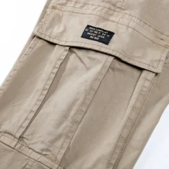 Men's Cargo Pants Hiking Pants Trousers Military Summer Outdoor Regular Fit Ripstop Multi Pockets Wear Resistance Scratch Resistant Pants / Trousers Bottoms Black Army Green Cotton Camping / Hiking