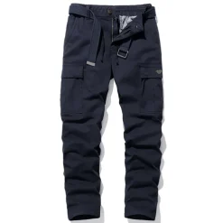 Men's Cargo Pants Hiking Pants Trousers Military Summer Outdoor Regular Fit Ripstop Multi Pockets Wear Resistance Scratch Resistant Pants / Trousers Bottoms Black Army Green Cotton Camping / Hiking