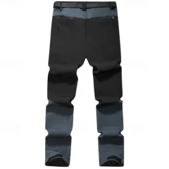 Men's Cargo Pants Hiking Pants Trousers Tactical Pants Military Patchwork Winter Outdoor Regular Fit Thermal Warm Fleece Lining Waterproof Pants / Trousers Army Green Khaki Hunting Climbing Camping