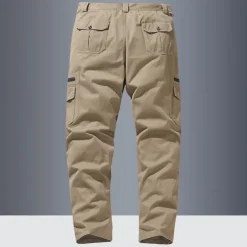 Men's Cargo Pants Trousers Buttons Multi Pocket Plain Wearable Outdoor Daily Camping & Hiking Fashion Classic Black Yellow