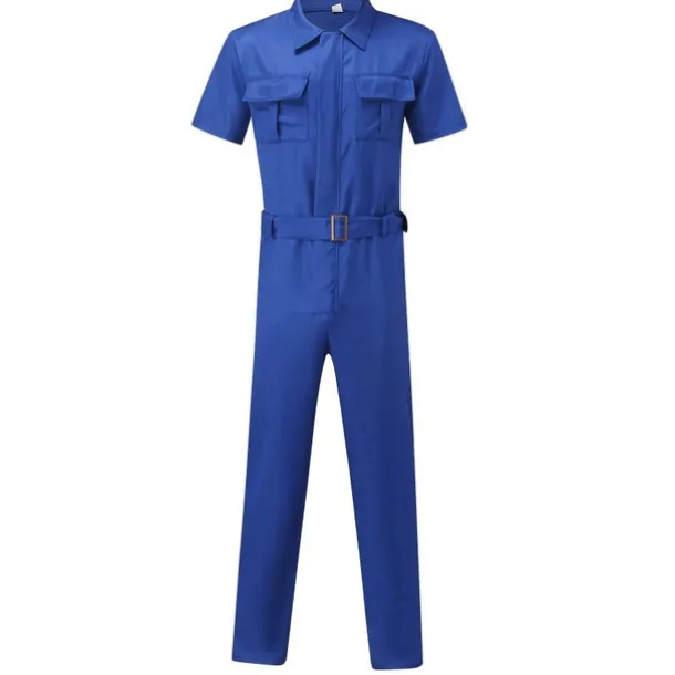 Men's Cargo Pants Work Pants Jumpsuit Rompers Solid Color Nightclub Streetwear Stylish Casual / Sporty Slim Black Wine