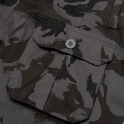 Men's Cargo Shorts Baggy Shorts Multi Pocket 6 Pocket Camouflage Breathable Knee Length Sports Outdoor Streetwear Casual Black Blue