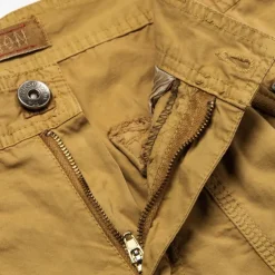 Men's Cargo Shorts Below Knee Length Shorts Capri Pants Hiking Shorts Multi Pocket Plain Calf-Length Daily Basic Big and Tall Wine Army Green