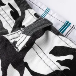 Men's Cargo Shorts Camo Shorts Shorts Summer Shorts Zipper Multiple Pockets Flap Pocket Camouflage Camo / Camouflage Comfort Wearable Short Outdoor Vacation Sport Casual Black Army Green