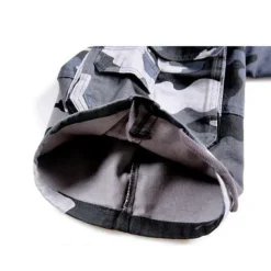 Men's Cargo Shorts Camo Shorts Shorts Hiking Shorts Print Leg Drawstring 6 Pocket Camouflage Comfort Outdoor Daily Going out Fashion Streetwear Black Blue