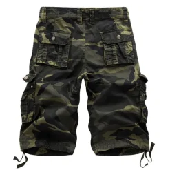 Men's Cargo Shorts Camo Shorts Shorts Multi Pocket Camouflage Comfort Breathable Outdoor Daily Going out Fashion Streetwear White Yellow