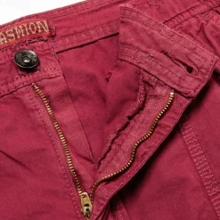 Men's Cargo Shorts Capri Pants Shorts Hiking Shorts Leg Drawstring 6 Pocket Plain Comfort Outdoor Casual Daily Vacation Fashion Wine Army Green